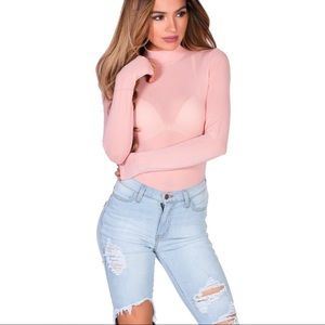 ASOS Mesh bodysuit size small